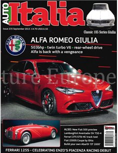 2015 AUTO ITALIA MAGAZIN 235 ENGLISCH