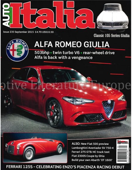 2015 AUTO ITALIA MAGAZIN 235 ENGLISCH