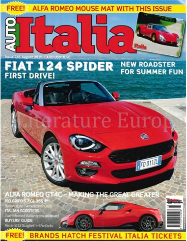 2016 AUTO ITALIA MAGAZINE 246 ENGLISH 