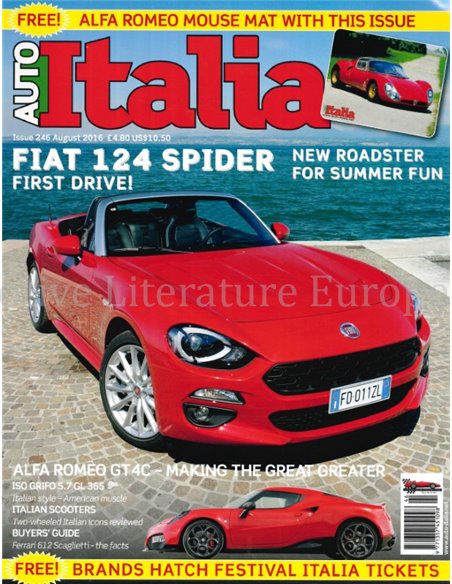 2016 AUTO ITALIA MAGAZINE 246 ENGLISH 
