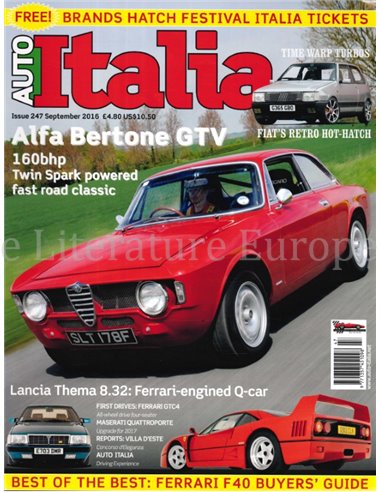 2016 AUTO ITALIA MAGAZINE 247 ENGLISH 