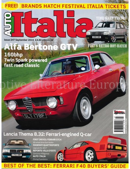 2016 AUTO ITALIA MAGAZINE 247 ENGELS 