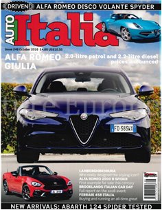 2016 AUTO ITALIA MAGAZINE 248 ENGELS 