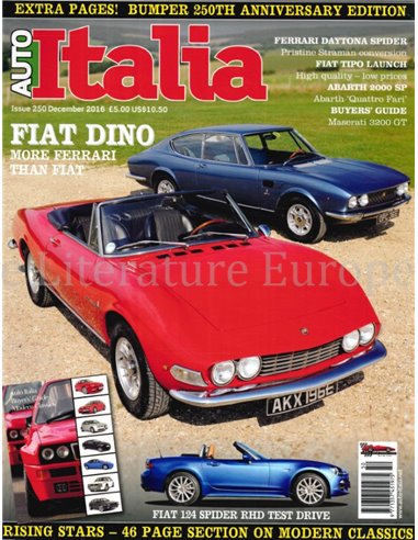 2016 AUTO ITALIA MAGAZINE 250 ENGLISH 