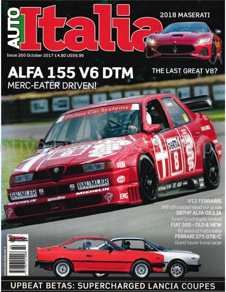 2017 AUTO ITALIA MAGAZINE 260 ENGLISCH