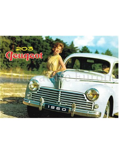 1959 PEUGEOT 203 LIMOUSINE PROSPEKT NIEDERLÄNDISCH