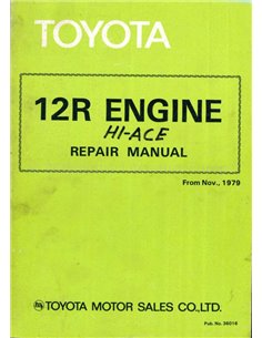 1979 TOYOTA CORONA | HIACE | HILUX | TOYOACE ENGINE WORKSHOP MANUAL ENGLISH