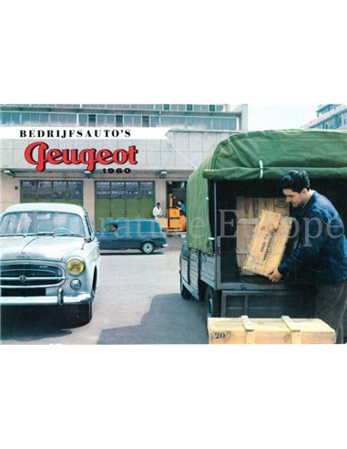 1960 PEUGEOT VANS RANGE BROCHURE DUTCH