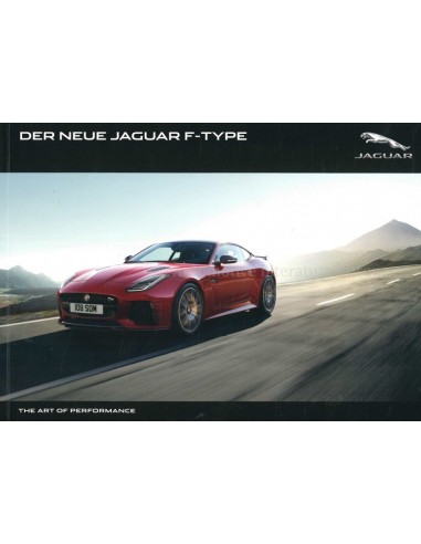 2016 JAGUAR F TYPE BROCHURE DUITS
