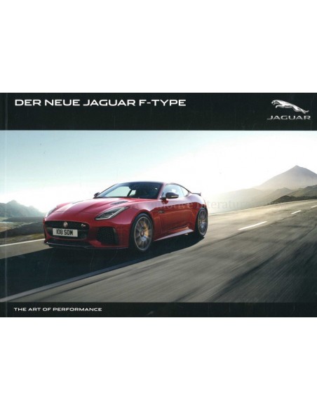 2016 JAGUAR F TYPE BROCHURE DUITS