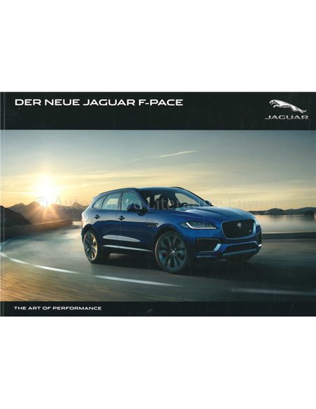 2016 JAGUAR F-PACE PROSPEKT DEUTSCH