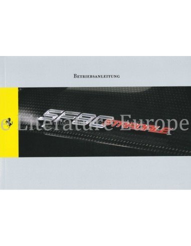 2022 FERRARI SF90 STRADALE BETRIEBSANLEITUNG DEUTSCH