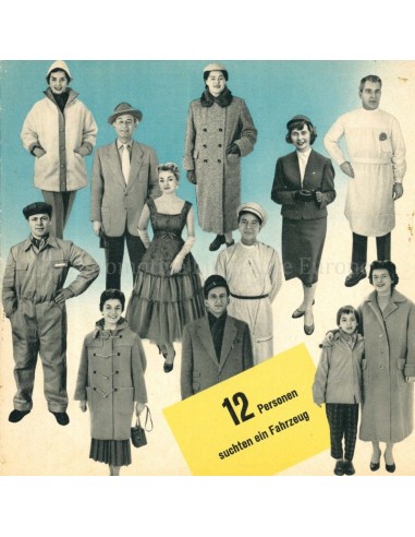 1963 BMW ISETTA PROSPEKT DEUTSCH