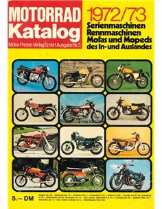 1972/1973 MOTORRAD KATALOG, YEARBOOK GERMAN