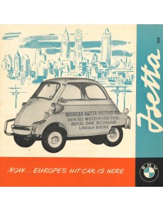 1957 BMW ISETTA BROCHURE ENGELS