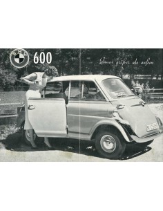 1957 BMW 600 PROSPEKT ENGLISCH