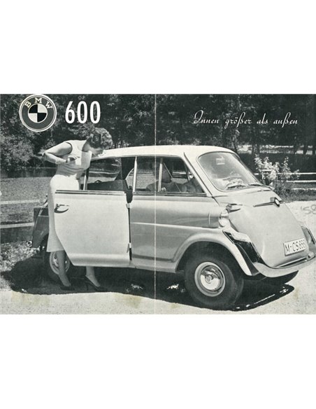 1957 BMW 600 BROCHURE ENGELS