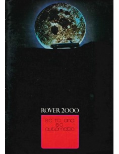 1971 ROVER 2000 PROSPEKT NIEDERLÄNDISCH