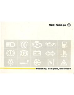 1989 OPEL OMEGA BETRIEBSANNLEITUNG NIEDERLÄNDISCH