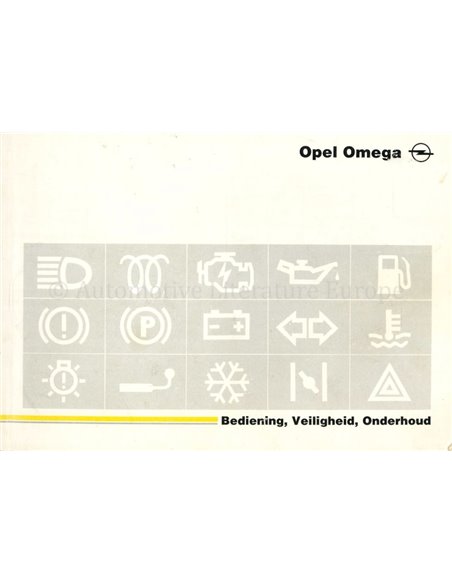 1989 OPEL OMEGA OWNERS MANUAL DUTCH