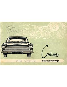 1966 FORD CORTINA INSTRUCTIEBOEKJE NEDERLANDS