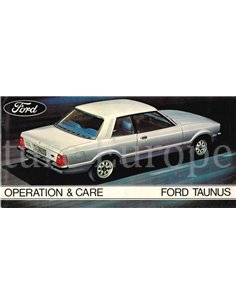 1975 FORD TAUNUS BEDIENUNGSANLEITING ENGLISCH