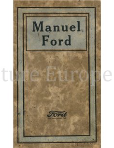 1923 T- FORD BETRIEBSANLEITUNG FRANZÖSISCH
