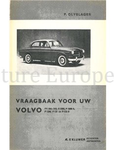 1956 - 1966 VOLVO PV 544 -P210 | P 1200 | P1800 | P121 | P122  AMAZON WORKSHOP MANUAL DUTCH
