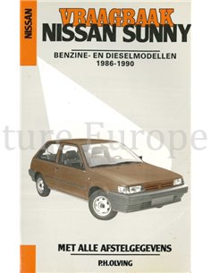 1986 - 1990 NISSAN SUNNY BENZIN | DIESEL REPARATURANLEITUNG NIEDERLANDISCH