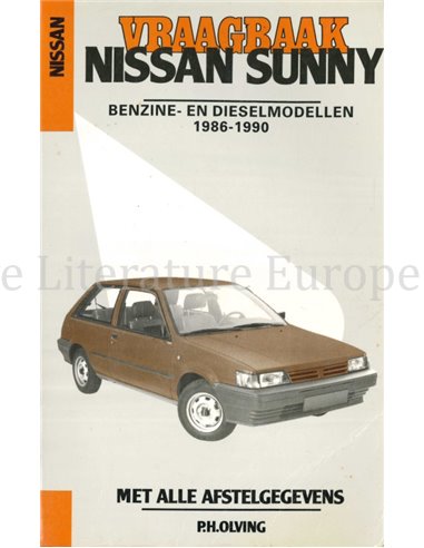 1986 - 1990 NISSAN SUNNY, PETROL | DIESEL REPAIR MANUAL DUTCH
