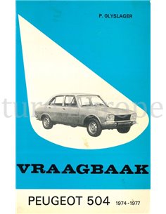 1974 - 1977 PEUGEOT 504 PETROL REPAIR MANUAL DUTCH