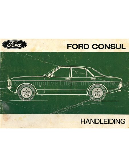 1973 FORD CONSUL BETRIEBSANLEITUNG NIEDERLÄNDISCH
