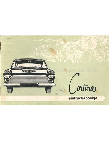 1965 FORD CORTINA INSTRUCTIEBOEKJE NEDERLANDS