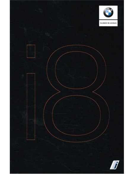 2019 BMW I8 BROCHURE FRANS