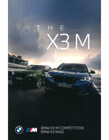 2020 BMW X3 M PROSPEKT FRANZÖSISCH