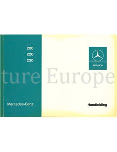 1973 MERCEDES BENZ E KLASSE BETRIEBSANLEITUNG NIEDERLÄNDISCH