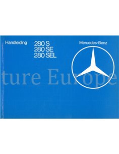 1980 MERCEDES BENZ S KLASSE INSTRUCTIEBOEKJE NEDERLANDS