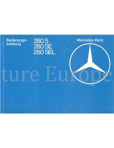 1982 MERCEDES BENZ S KLASSE OWNERS MANUAL GERMAN