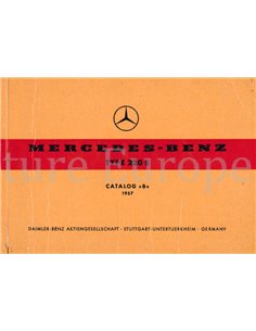 1957 MERCEDES BENZ 220 S SPARE PARTS MANUAL MULTI