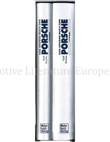 DAS GROßE BUCH DER PORSCHE TYPEN, ALLE FAHRZEUGE VON 1948 BIS HEUTE (TWO BOOKS)