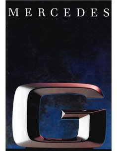 1993 MERCEDES BENZ G CLASS BROCHURE ENGLISH