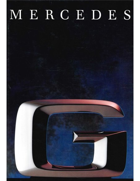 1993 MERCEDES BENZ G KLASSE BROCHURE ENGELS