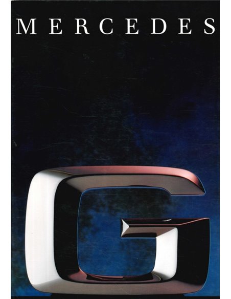 1992 MERCEDES BENZ G KLASSE PROSPEKT FRANZÖSISCH