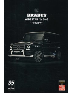 2013 BRABUS G-KLASSE BROCHURE DUITS