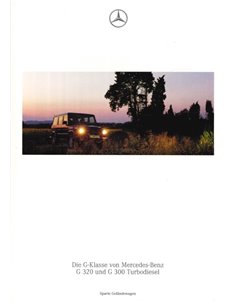 1996 MERCEDES BENZ G KLASSE BROCHURE DUITS