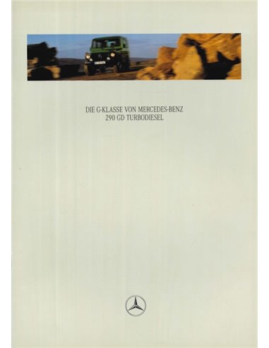 1998 MERCEDES BENZ G KLASSE BROCHURE DUITS