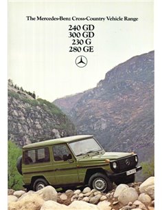 1979 MERCEDES BENZ G CLASS BROCHURE ENGLISH