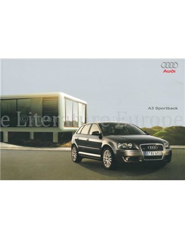 2006 AUDI A3 SPORTBACK  BROCHURE FRENCH