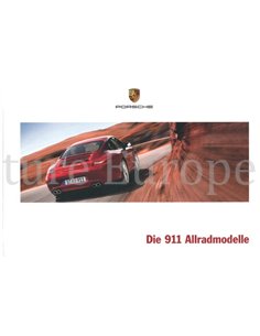 2012 PORSCHE 911 ALLRADMODELLE HARDCOVER PROSPEKT DEUTSCH