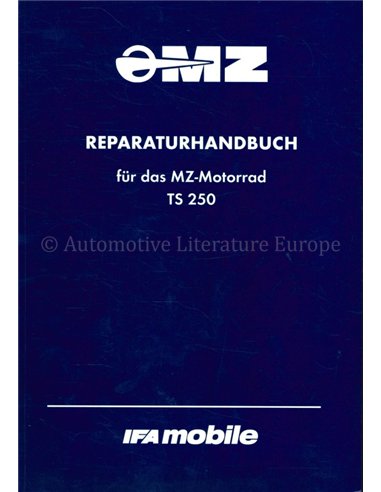 1998 MZ TS 250/1 REPERATURANLEITUNG DEUTSCH
